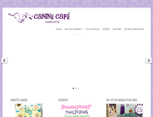 Tablet Screenshot of caninecafe.net